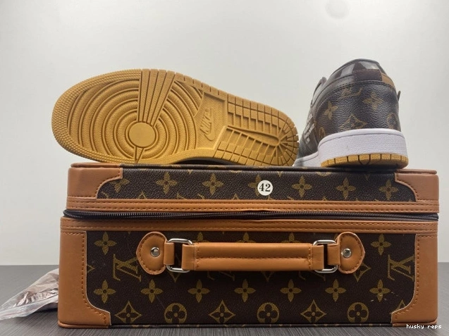 Cheap Husky Air Jordan AJ1 OW 1 x LOW Off-Louis 0825
